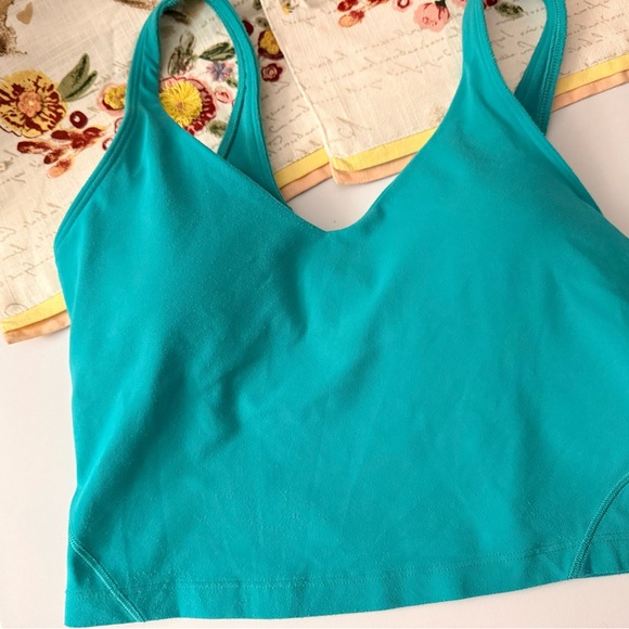 lululemon Align™ Tank Top Kelly Green Light Support, A/B Cup Size 6 - Picture 2 of 10